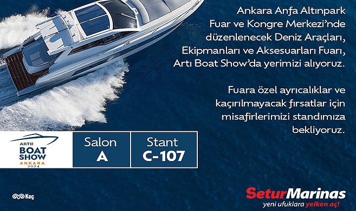 Setur Marinaları, Ankara Artı Boat Show'da